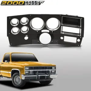 Fit For 1984 -1987 Chevrolet Gmc Truck Dash Bezel W/O A/C W/ Lower Column Cover