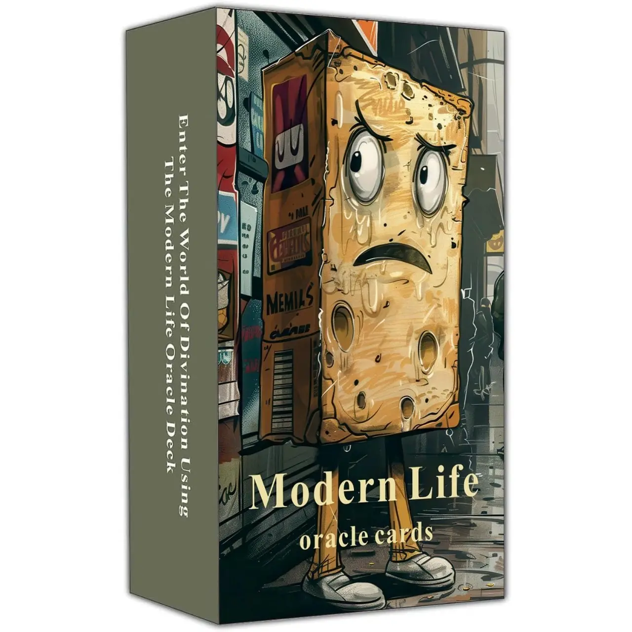 Oracle Card Deck, Modern Life Oracle: Oracle Card Deck of Wisdom and Humor for Navigating Everyday Chaos, Practical Wisdom, and Easy Handling of The Complexities of Modern Life, Divination Deck