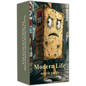 Oracle Card Deck, Modern Life Oracle: Oracle Card Deck of Wisdom and Humor for Navigating Everyday Chaos, Practical Wisdom, and Easy Handling of The Complexities of Modern Life, Divination Deck