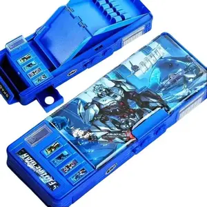 Portable Multifunctional Pencil Case with Password Lock - Secure Storage for Students, Cute Design, Durable Other Plastic Material, Easy to Carry - Perfect for School Supplies Organization