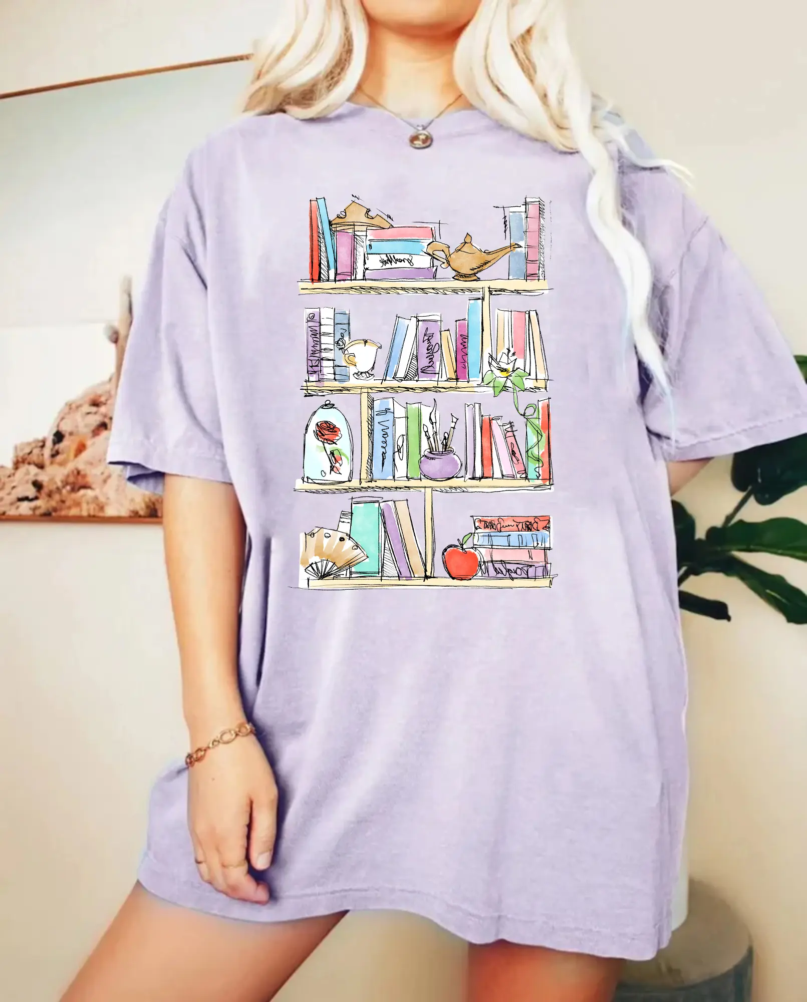 Princess Book Shirt, Teacher Librarian Sweatshirt, Book Lover Gift, Belle's Library Shirt, Book Worm Sweatshirt