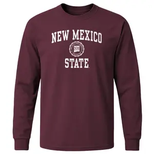 New Mexico State University Heritage Long Sleeve T-Shirt (Maroon)