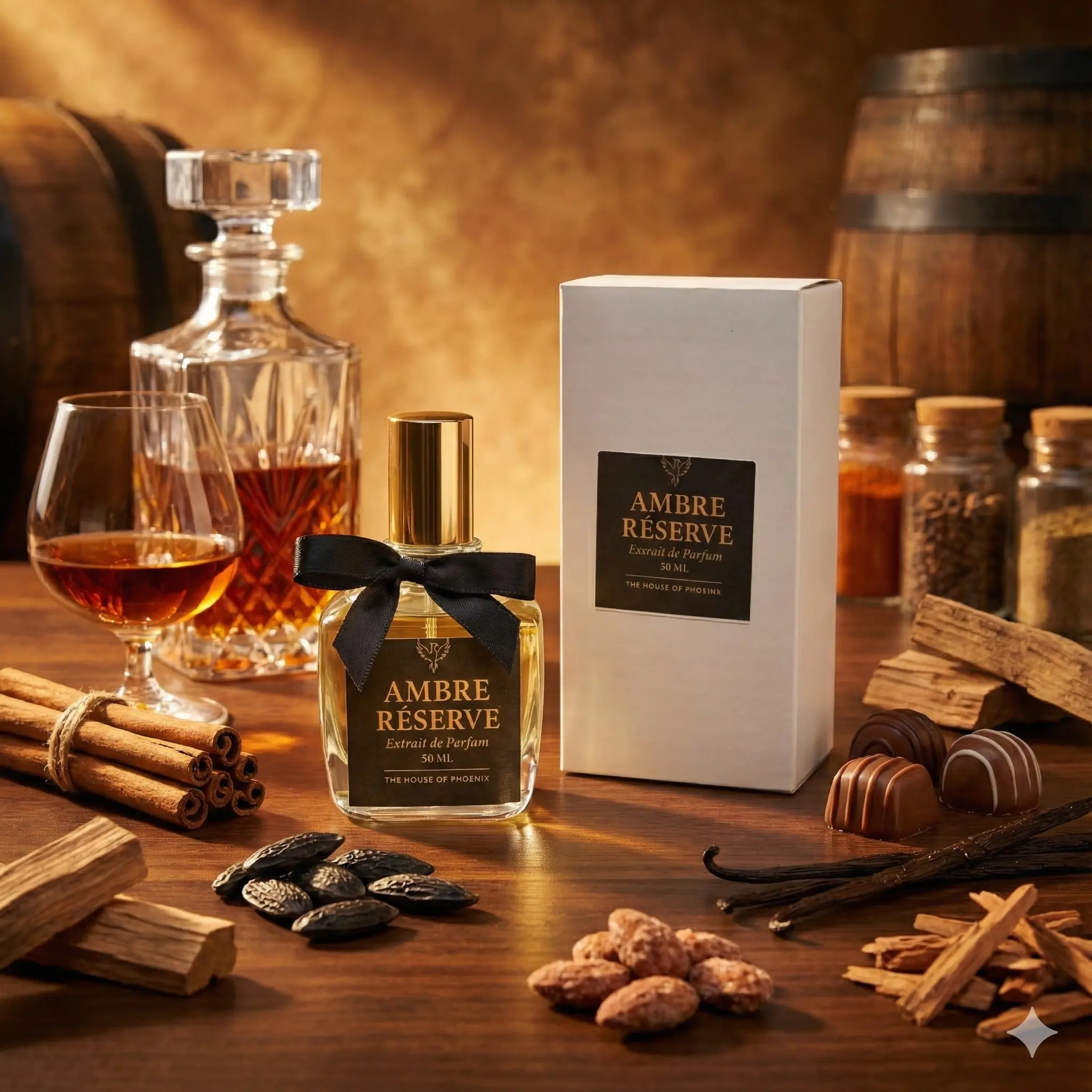 Ambre Reserve Extrait De Parfum Spray for Unisex 50ML by The House of Phoenix