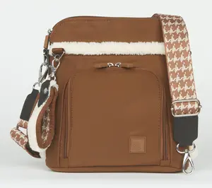IHKWIP The City Sherpa Crossbody with Houndstooth Strap