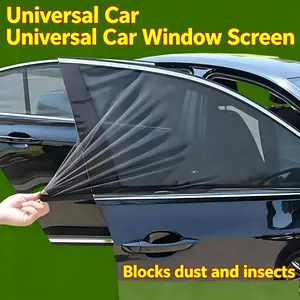 Universal Car Window Mesh Sunshade | UV Protection & Mosquito Proof Car Side Window Cover