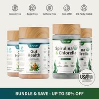 2x Gut Health + 2x Spirulina & Chlorella