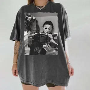 Michael Myers Vintage Shirt, Horror Movie Halloween Tshirt, Friday 13th TShirt, Horror Movie Tee, Meme Halloween T-shirt