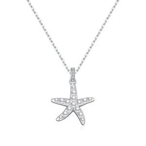 S925 pure silver starfish necklace - Women's accessory, daily wearable jewelry, the best gift for women