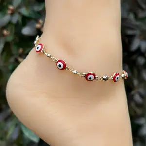 Gold plated Anklet 10”  — tobillera en oro Laminado