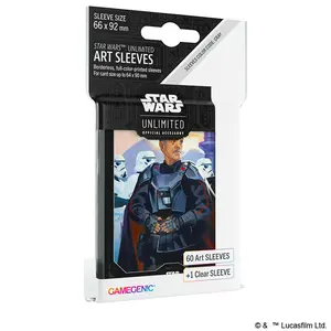 Star Wars Unlimited Moff Gideon Standard 66x92mm Card Sleeves 60pcs GameGenic