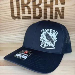 F-Caw-F Raven Hat Trucker FlexFit Ponytail Unique Color Variety Richardson 112 Design Funny Style