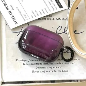 Retro Purple Halo Headphone Case For AirPods Pro 2 3 Wireless Charging Box Stylish Shockproof Earphone Cover For Airpods 1 2 3 4