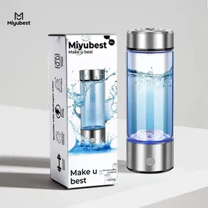 Portable Rechargeable Hydrogen Water Bottle Generator, Hydrogen Generation, Hydrogen Water Ionizer Machine, Household Kitchen Appliances for Home Office Travel Fitness, Drinkware