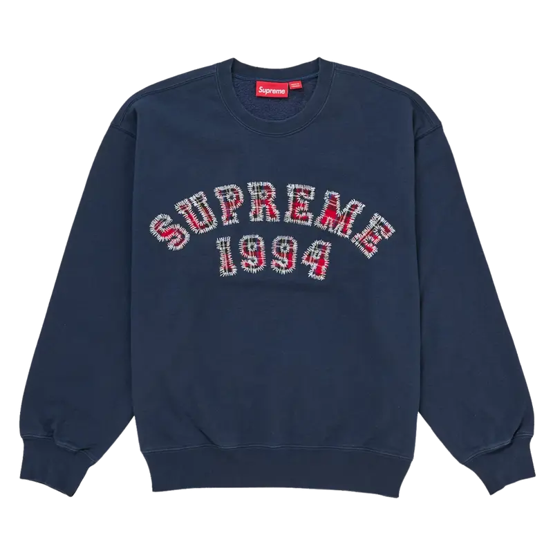 supreme pinstripe crewneck - TikTok Shop