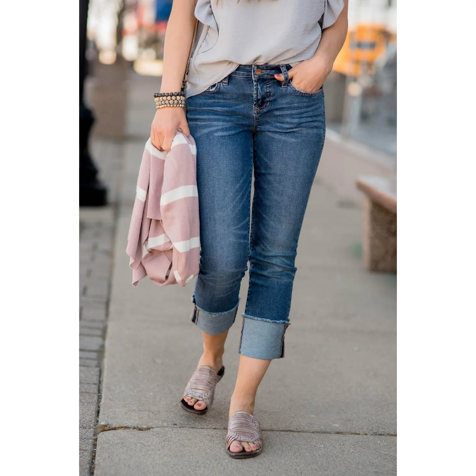 Charlotte Cuff Denim Jeans