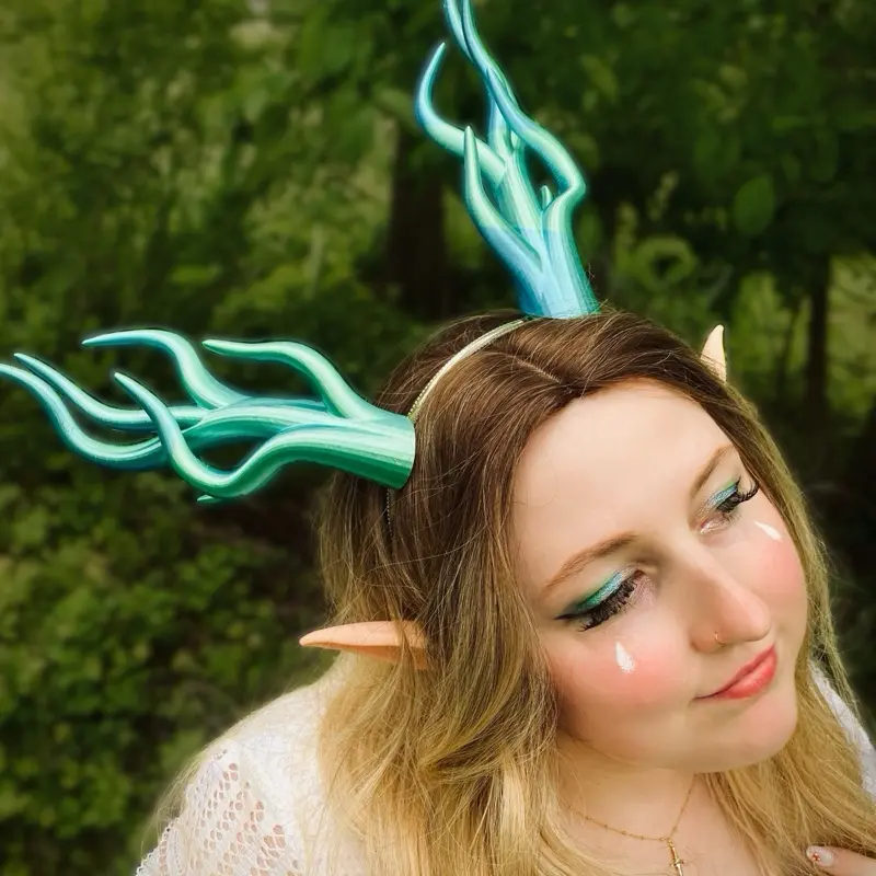 Dragon Horns Headband (Light Dragon)