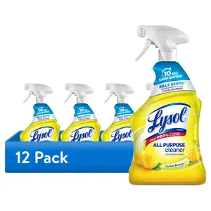 Lysol All Purpose Cleaner Sanitizing and Disinfecting Spray Lemon Breeze Scent, 32 oz, Bottle