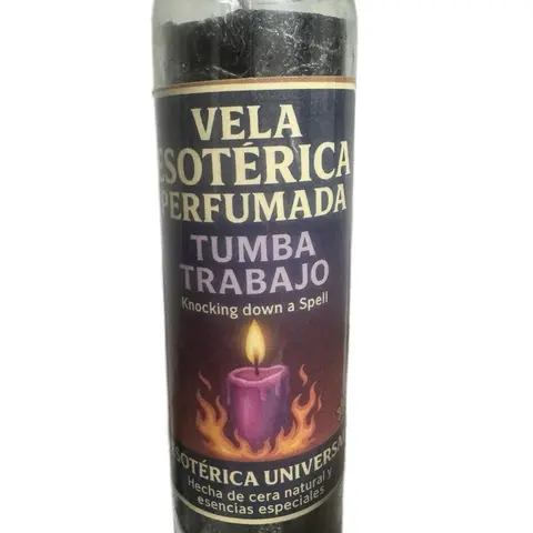 Veladora TUMBA TRABAJO - Espiritual Candle Ornaments