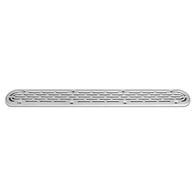 212 MAIN Aquastar Pool 32CDFLFR101 32 in. Outdoor Channel Drain Flat Grate, Anti-Entrapment Suction Outlet Cover & Frame, White UV Polymer