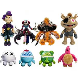 Wrongside Outimals Poppy Playtime Plush Toy Set - 9.8 inch The Prototype Lily Lovebraids Giblet Stuffed Animals, Horror Game Collectible Soft Dolls, Gift for Fans