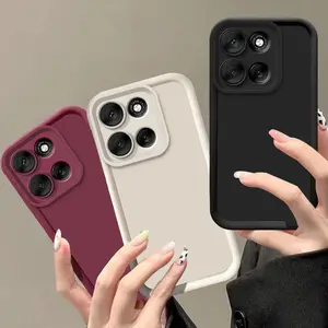 For Moto G56 G86 Power Phone Case Full-Cover Matte TPU For MotoG56 MotoG86 Cases Shockproof Soft Protective Case Casing