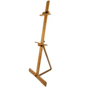 Pacific Arc, Single Mast Bamboo Professional Studio Easel, 66 Inches Canvas Size for Painting, Drawing, Watercolors,Sketching, Pictures, Signs, Posterboards