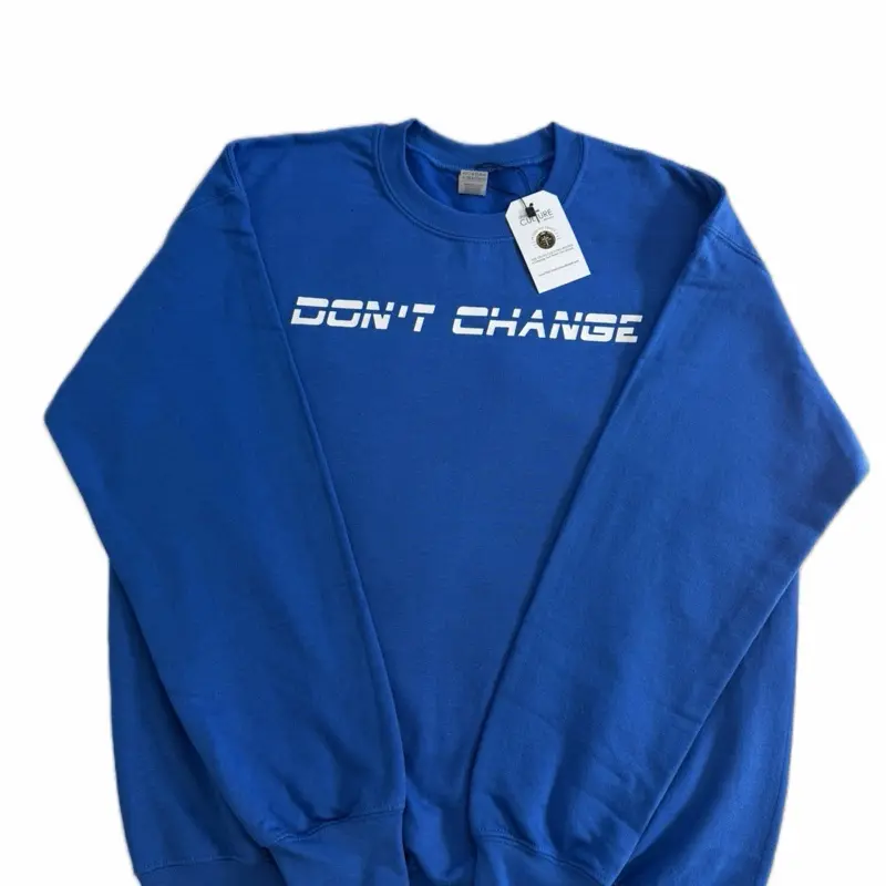 DON’T CHANGE, EVOLVE UNISEX Gildan G180 Heavy Blend Fleece Crew Sweatshirt 8 oz 50% Cotton 50% Polyester Comfortable Durable Casual Classic