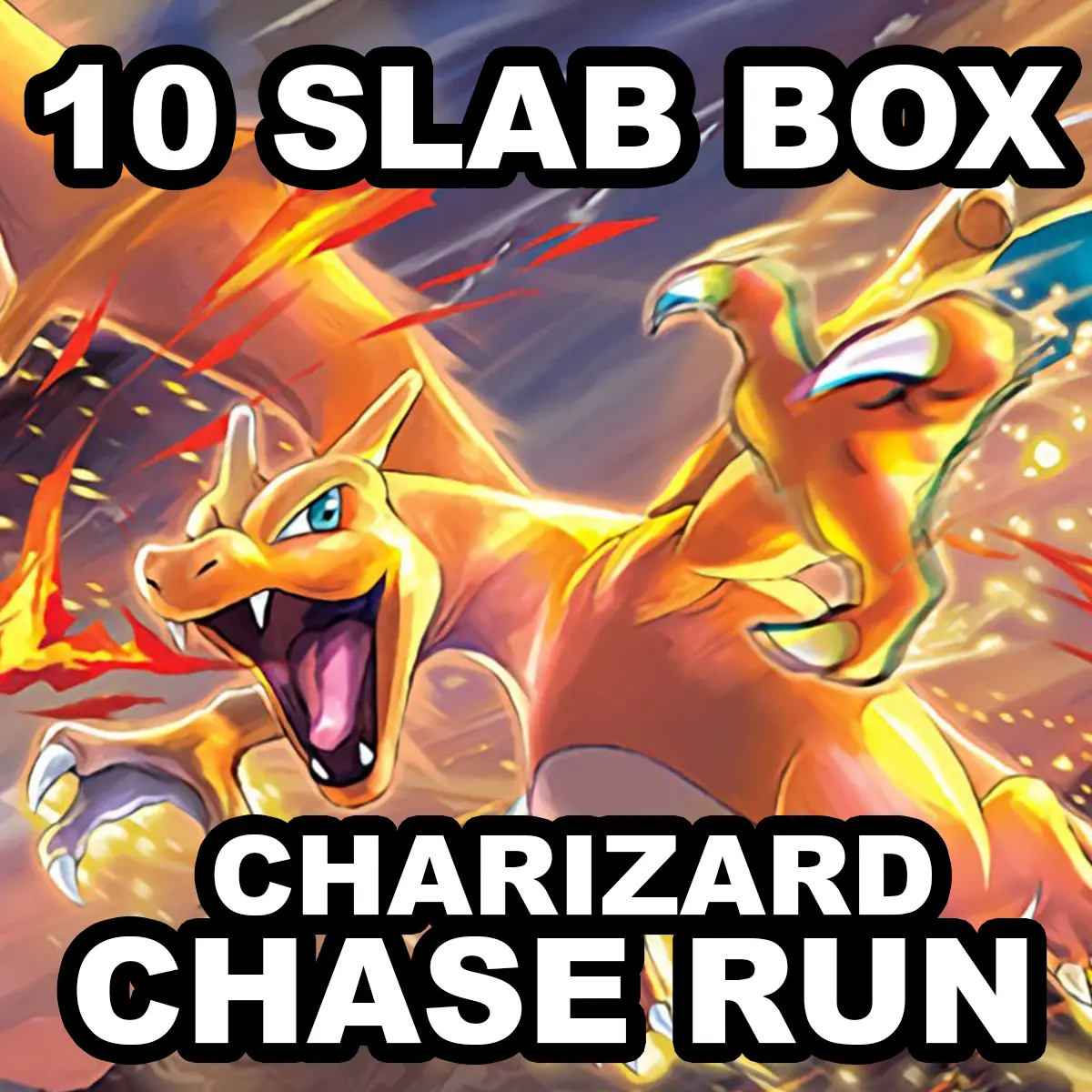 10 Graded Card Box - Charizard Gold Star Chase Run 10 Graded Card Box - Charizard Gold Star Chase Run