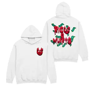 Oscar Maydon Rico O Muerto Basic Soft Cotton Pullover Hoodie 2 Sides Clothes For Men and Women, Perfect For Mexicano, Corridos, Fans