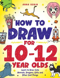 How to Draw for 10-12 Year Olds: Learn to Draw Cute Animals, Dragons, Gifts and Other Cool Things (How to Draw Everything for Kids), Paperback