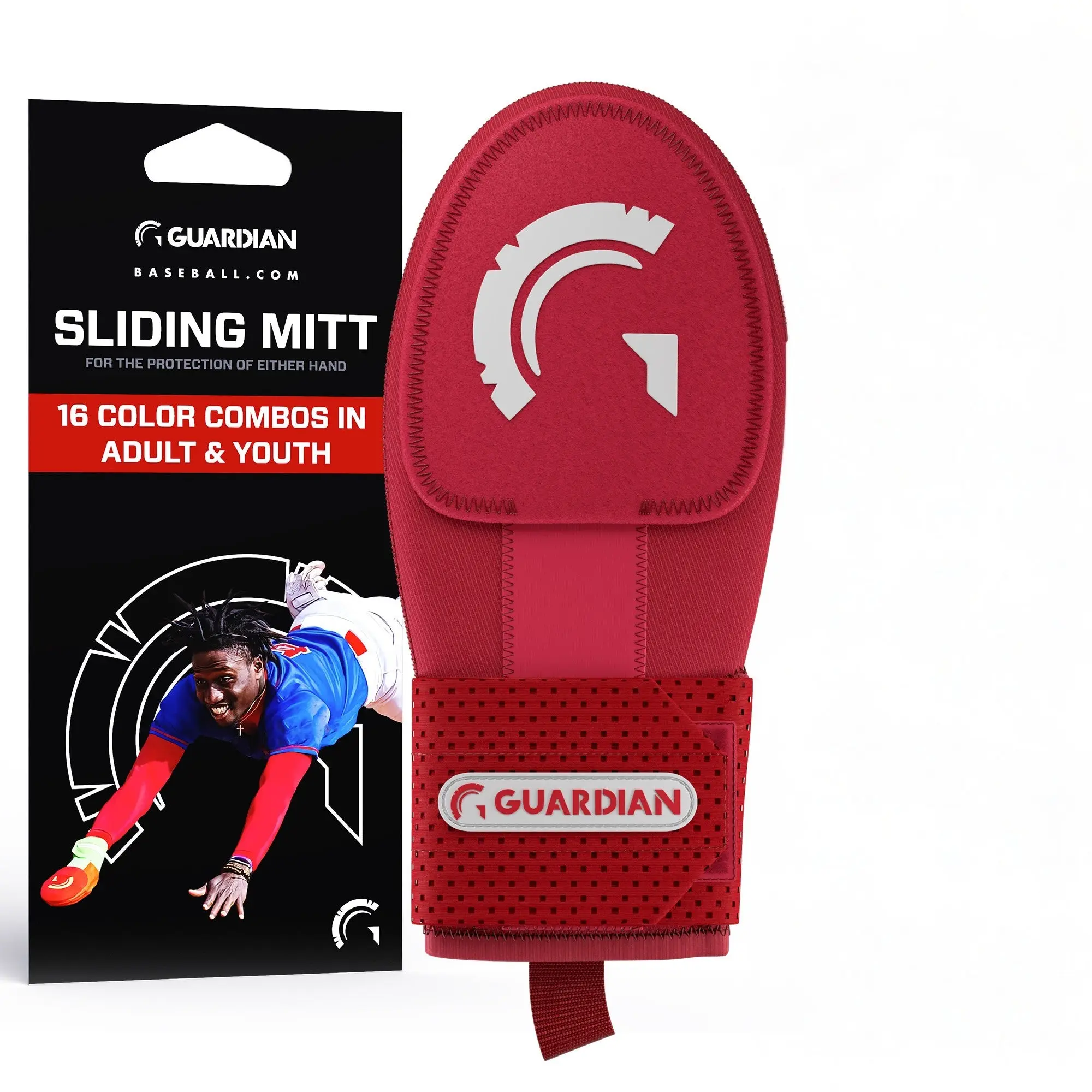 Guardian Baseball Sliding Mitt (Red) Guardian Baseball Sliding Mitt (Red)