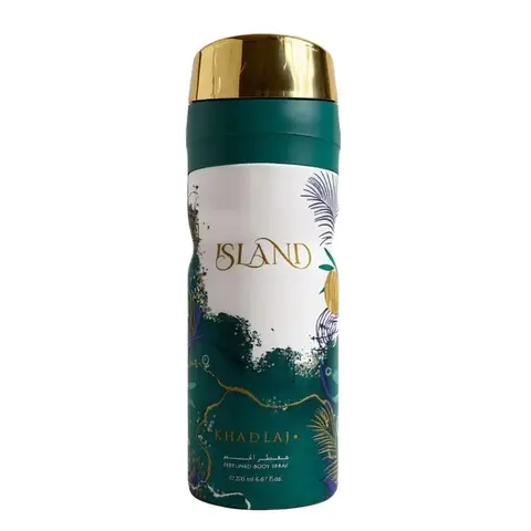 Khadlaj Island for Unisex Body Spray, 6.8 Ounce