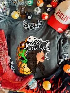 Graphic Tee, Vintage Pretty Reckless - Brunette Shirt, Retro Western Girly Tee, Casual Clothing, Gift For Women