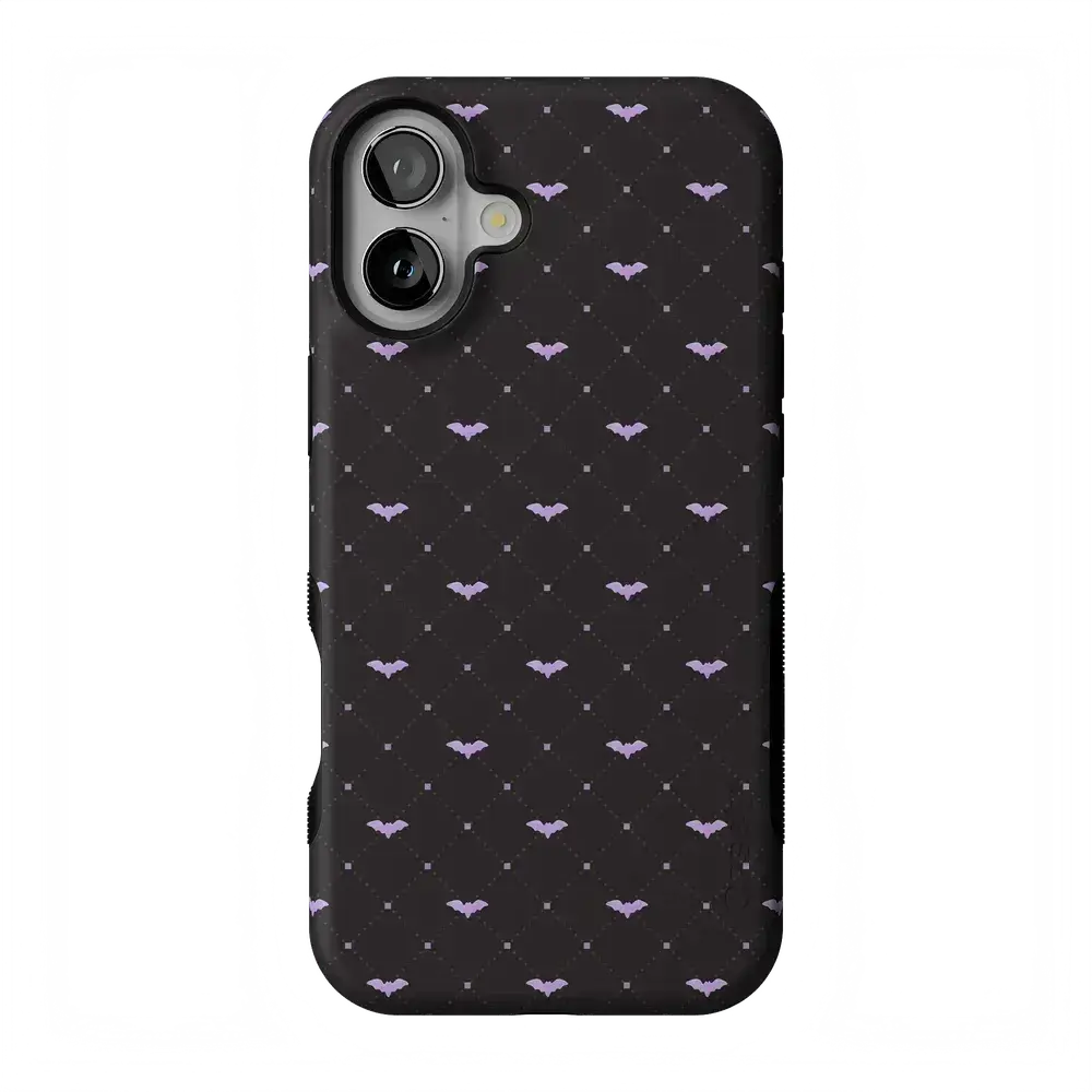 Casely iPhone 17 Case | Such a Battie | Purple Bats | Bold Protective Design | Compatible with MagSafe