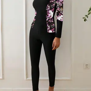 Women's Long Sleeve Two-Piece Swimsuit, Conservative Surfing Style Outdoor Swimming Swimwear, Comfortable and Stylish Bathing Suit for Beach and Pool, Clothes