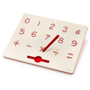 Play22USA Magnetic 0-9 Doodle Board for Numbers Learning with 133 Slots Erasable Includes a Pen STEM Educational Numbers Learning for Toddlers and 3 and Up