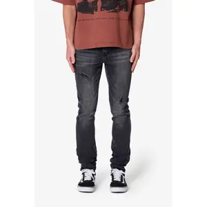 mnml Skinny Distressed Denim - Vintage Black