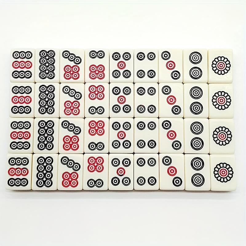 Compact Mahjong Set - Perfect for Travel and On-the-Go Board Games! As Halloween, Chrismas Gift