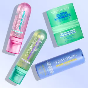 Vitamasques Pore Control Skincare Set | Minimize Pores, Reduce Blackheads & Gently Exfoliate | Hydrating, Non-Stripping Cleanser Bundle with Niacinamide | Derm. Tested, Vegan & Cruelty-free made in Korea for Acne | Calming, Cleansing & Brightening Facial