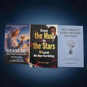 3 Fiction Books Bundle - Master Your Mind, Grow Rich, Find Inner Peace (Literature & Art Genre Self-Improvement Reads)