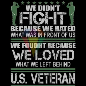 Veteran Love, DTF Transfer, 12X12