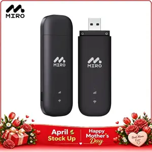 【UF1】MIRO  USB WiFi Dongle – 4G High-Speed, Plug & Play, Dual Slots, Compact & Portable, Ideal for Travel, Work, Remote Learning & Outdoor Use, Reliable Connection, Perfect Gift for Tech Enthusiasts & Holidays