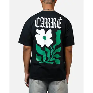 Carre Eternal Garden Heavyweight T-Shirt Black Acidwash