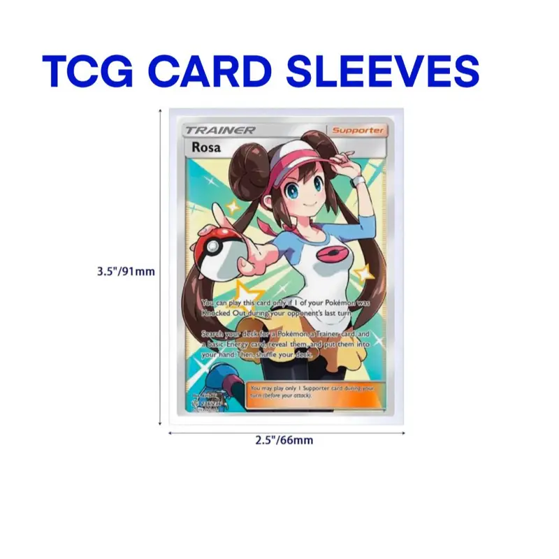 TCG card sleeve- comes with a pokemon card