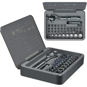 Screwdriver Set​| 40-in-1​Ratchet Screwdriver Set​ with 180° Ball-Joint Handle & Ergonomic Grip - & Repair Tool Kit for Electronics, Bikes, Watches
