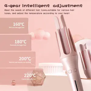 Electric Heated 28mm Hair Curler, 4 Heat Levels Hair Curling Iron, Professional Long-lasting Electric Big Wave Hair Styling Tool for Beach Waves, Blitz Curler, Valentine's Day Gift