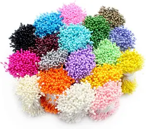 900 count Mini Flower Stamen Pistil Wedding Decoration DIY Artificial Cards  Stamen, 1mm