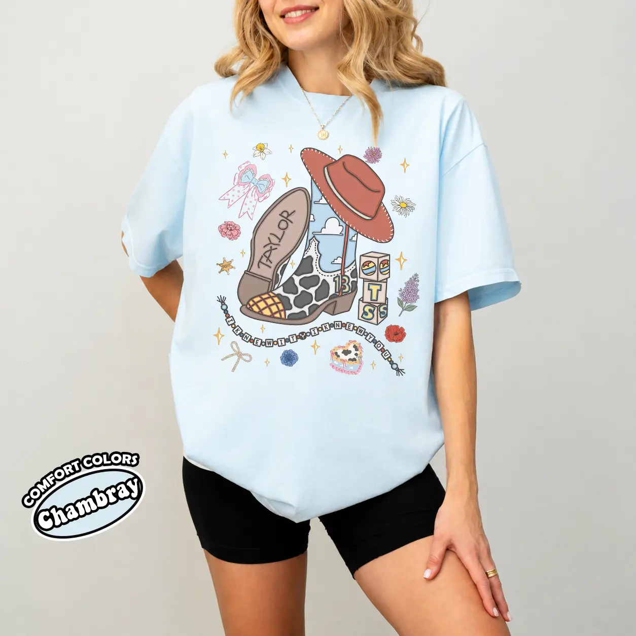 I Knew It I Knew You Comfort Colors Shirt, Cartoon Movie T-Shirt for Fan, Toy Song Inspired Tee, To Beyond and Infinity Inspired Shirt