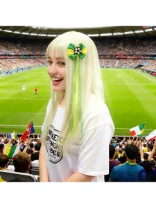 Football match fan hair clips, hair accessories, atmosphere-building items  choose your favorite team!