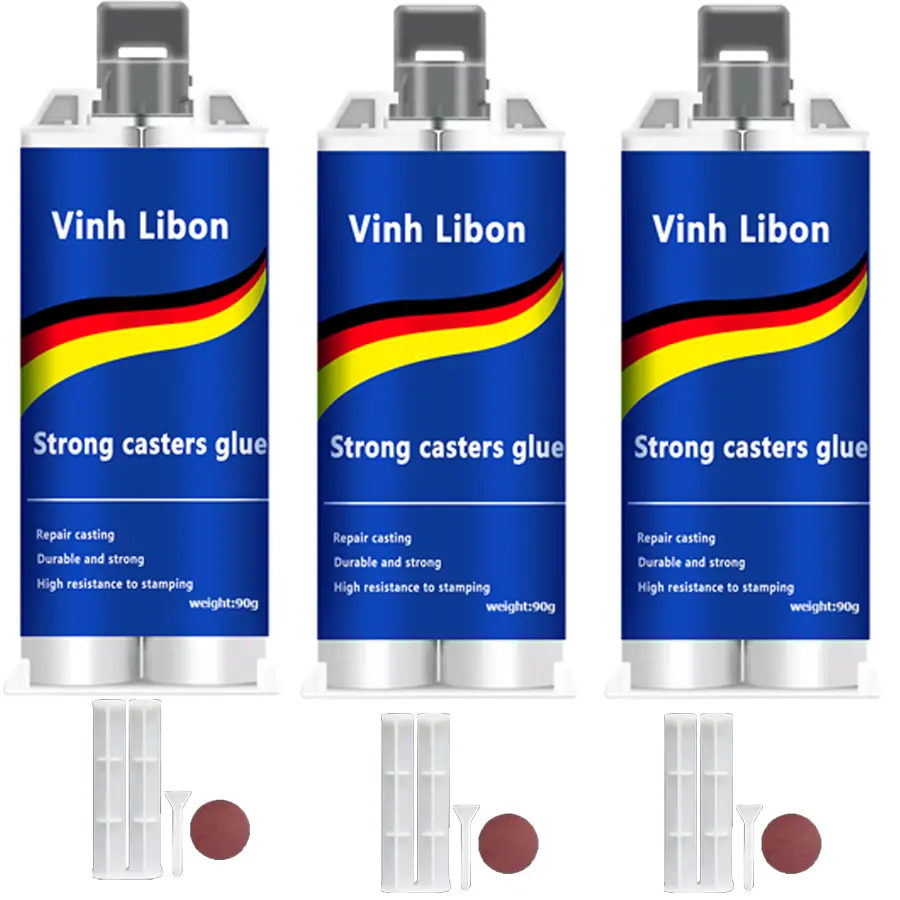 3PCS High Temperature Resistant Casting Glue Set - Strong Waterproof Welding Glue For Stainless Steel, Fuel, Iron Leakage Repair - Anti-Clogging & Electrically Safe